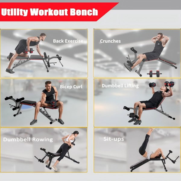Adjustable Workout Bench Home Strength Training