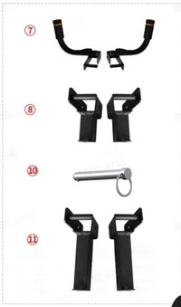 3-Piece Elbow Pad Of Power Tower