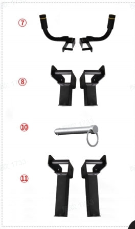 3-Piece Elbow Pad Of Power Tower