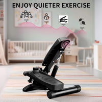 ZENOVA Portable Stepper  Star Stepper for Exercise Black