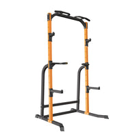 ZENOVA Power Rack Squat Stand with J-Hooks, Fitness Multi-Function Power Tower Dip Station Squat Stand, 800LBS Weight Capacity