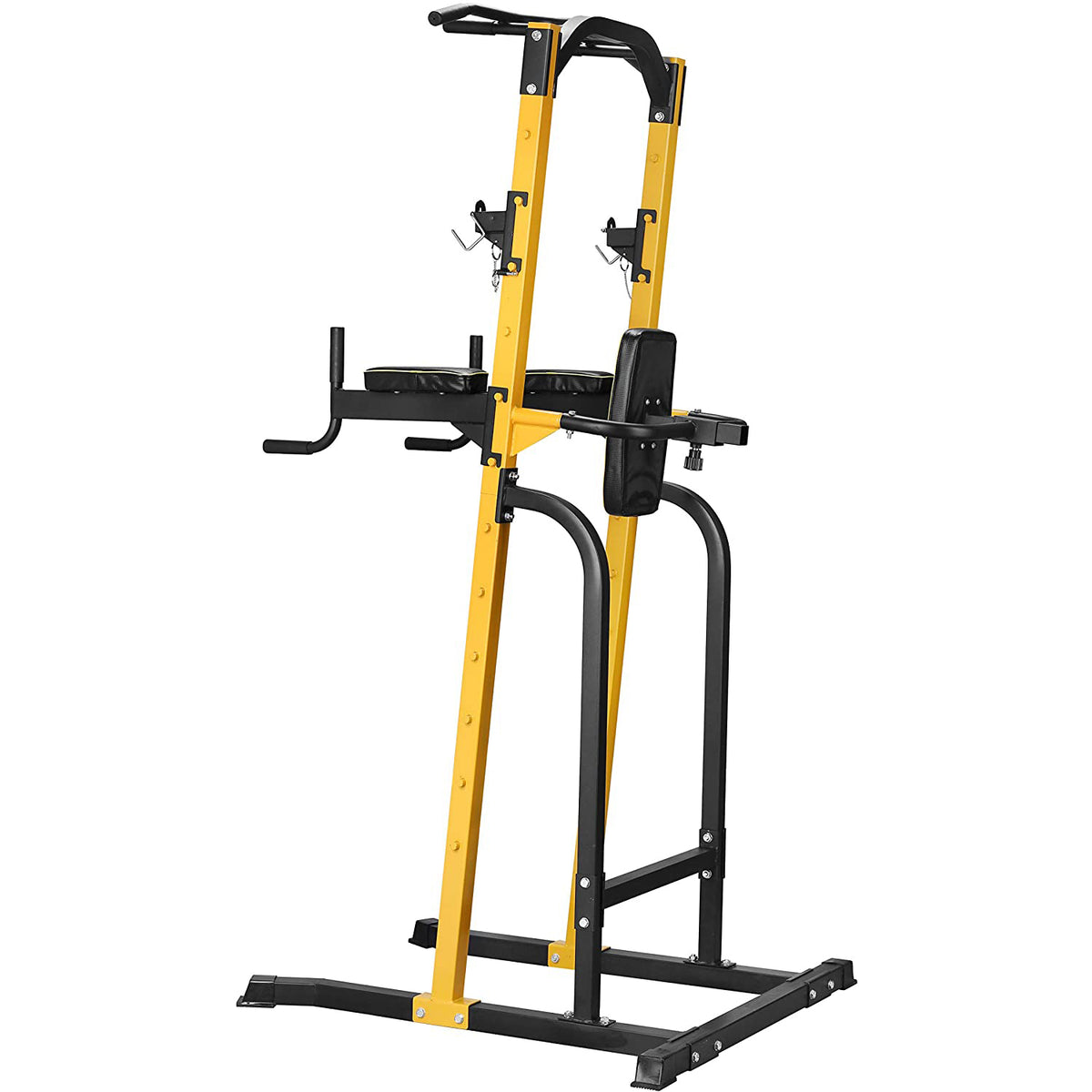 ZENOVA Power Tower Pull-Up Bars Dip Stand Pull Up Stations for Home Workout Strength Training Equipment