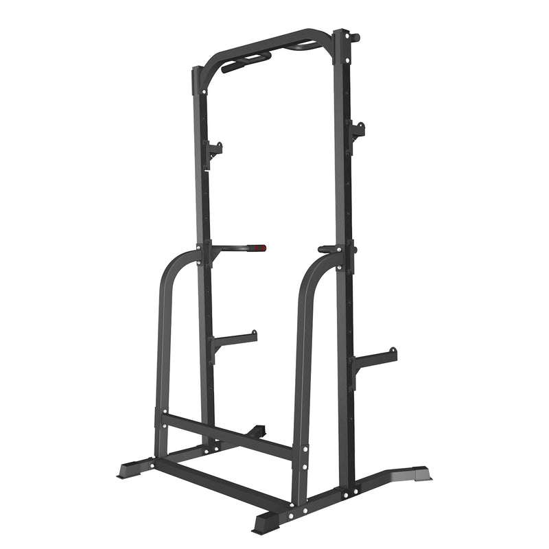 ZENOVA Power Rack Squat Stand with J-Hooks, Fitness Multi-Function Power Tower Dip Station Squat Stand, 800LBS Weight Capacity