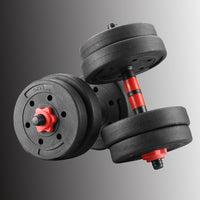 ZENOVA Functional Round Dumbbells Adjustable Weight for Home Gym 22/33/66 LBS